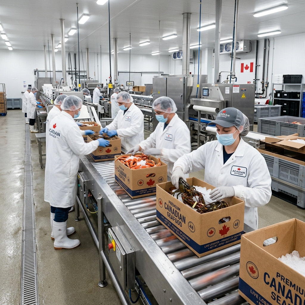 Atlantic seafood processing facility
